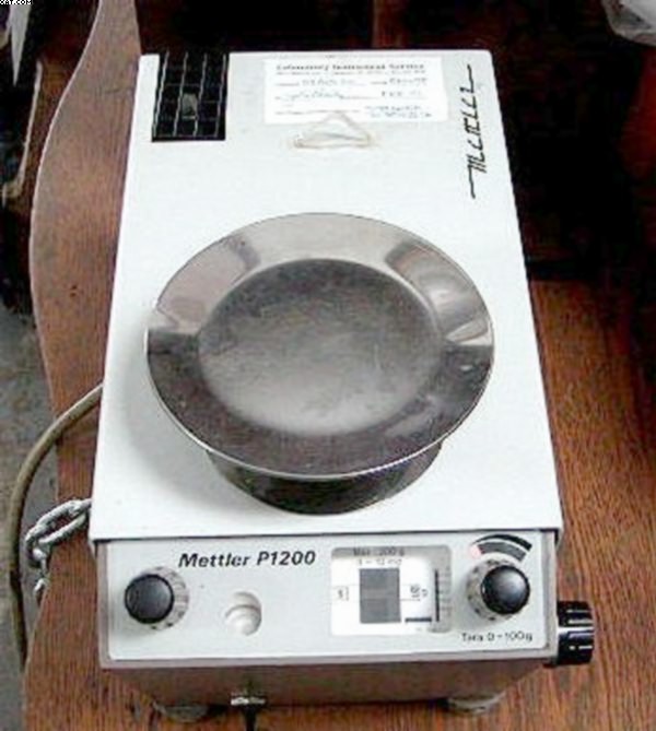 METTLER Scale / Balance, Model P1200, 1200 gram max.